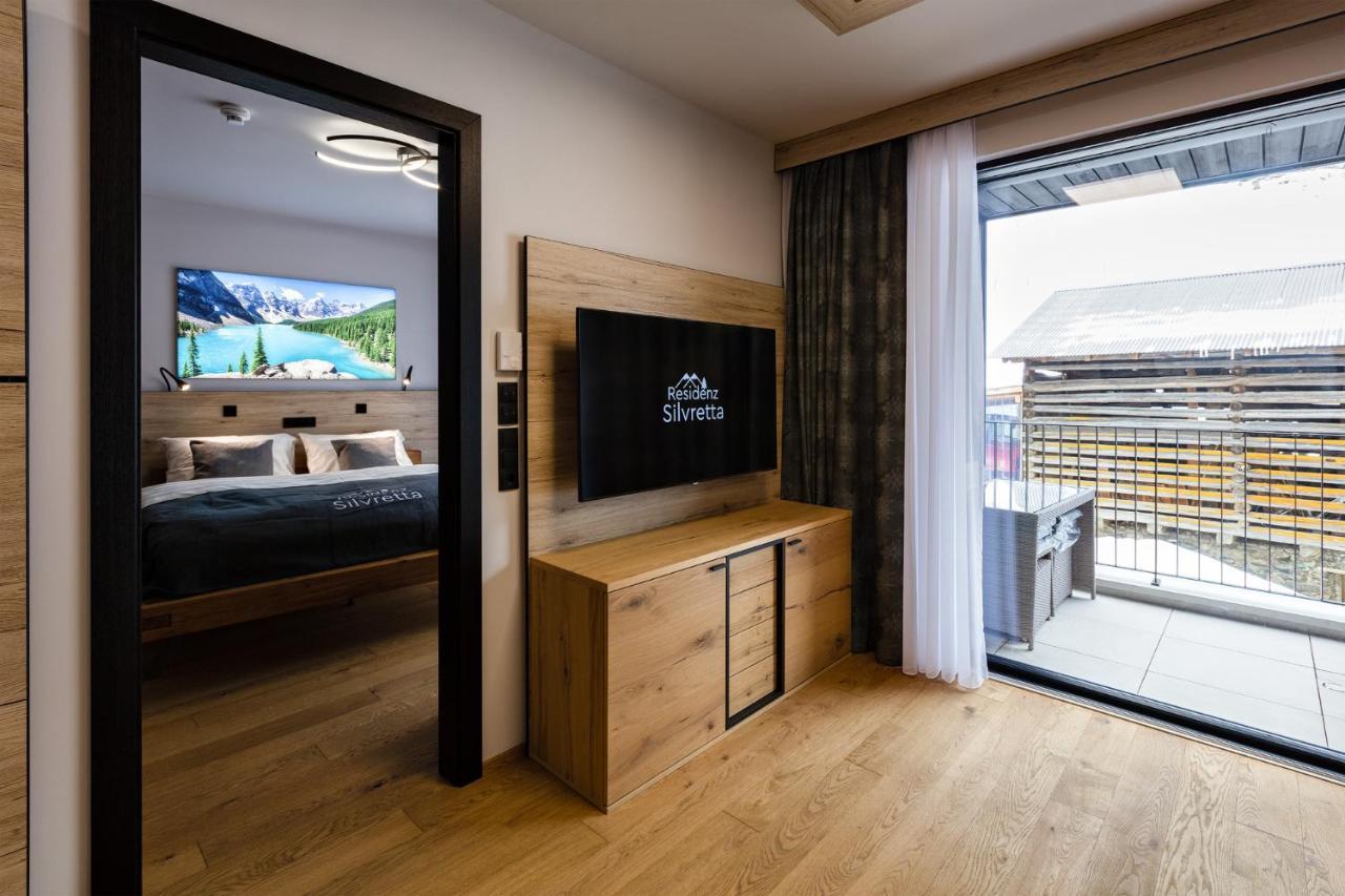 Moderne Wohnung Mit Einer Wunderschoenen Aussicht In Der Residenz Silvretta See Exteriér fotografie